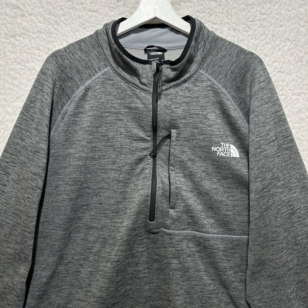 The North Face Men's‎ Canyonlands 1/2 Zip Fleece Jacket Gray Heather Size 2XL